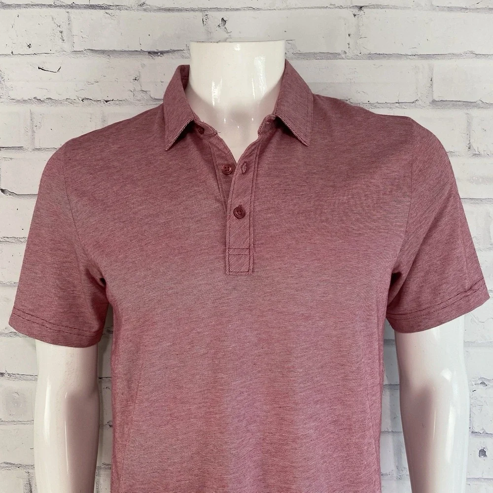 Travis Matthew Polo Shirt Men's Small Polo Short Sleeve Golfing Zinna NL Red NWT - Picture 2 of 15
